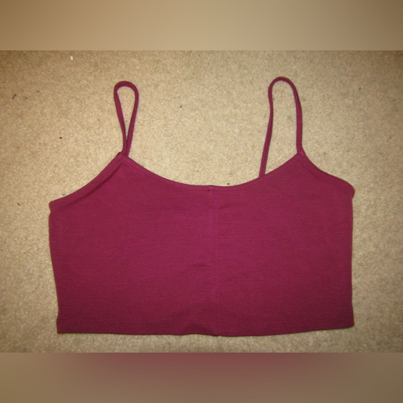 Garage Tops - Garage Maroon Bralette